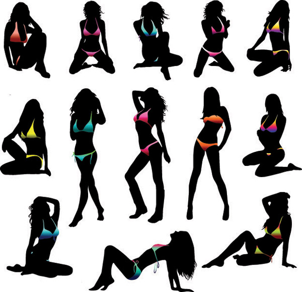 Silhouettes of girls 12 (5)